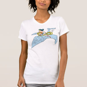 Wonder Woman auf Raumschiff T-Shirt