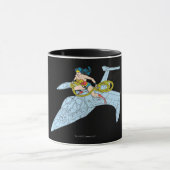 Wonder Woman auf Raumschiff Tasse (Zentrum)