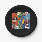 Wonder Woman, Batgirl & Harley Quinn Holiday Pappteller (Vorderseite)
