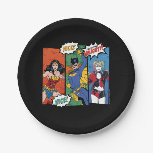 Wonder Woman, Batgirl & Harley Quinn Holiday Pappteller