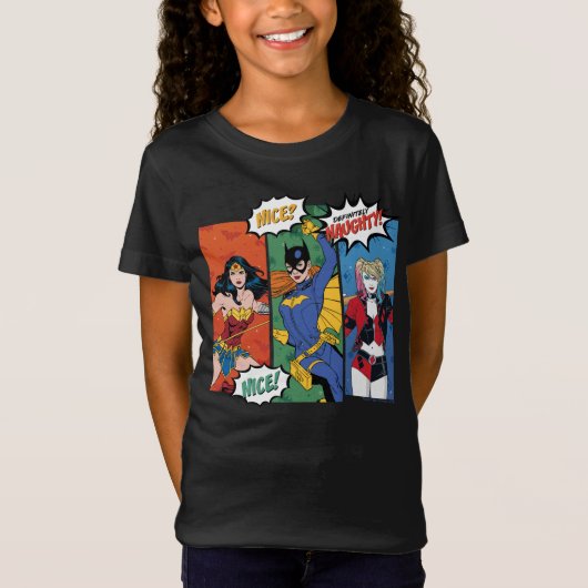 Wonder Woman, Batgirl & Harley Quinn Holiday T-Shirt (Vorderseite)