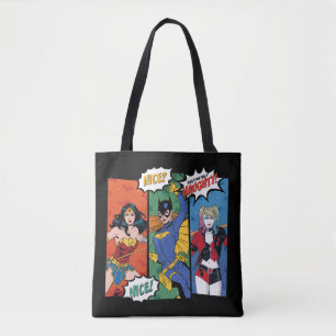 Wonder Woman, Batgirl und Harley Quinn Holiday Tasche