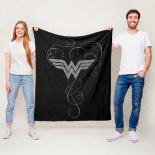 Wonder Woman Beauty Bliss Logo Fleecedecke