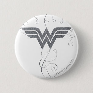 Wonder Woman  Beauty Blizzlogos Button