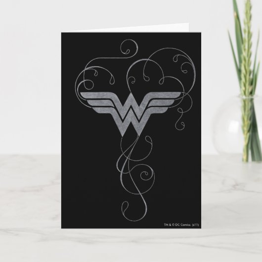 Wonder Woman| Beauty Blizzlogos Karte (Vorderseite)
