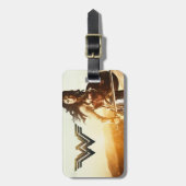 Wonder Woman bei Sunset Gepäckanhänger (Vorderseite vertikal)