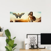 Wonder Woman bei Sunset Poster (Heimbüro)