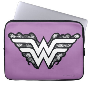 Wonder Woman Black Lace Logo Laptopschutzhülle