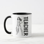 Wonder Woman Black & White Pose Tasse (Links)