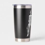 Wonder Woman Black & White Pose Thermobecher (Rechts)