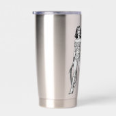 Wonder Woman Black & White Pose Thermobecher (Rechts)