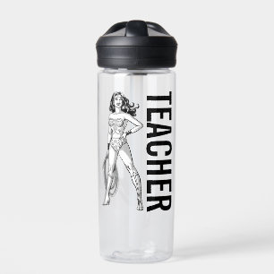 Wonder Woman Black & White Pose Trinkflasche