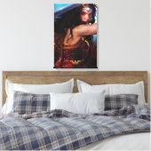 Wonder Woman blockiert mit Schwert Leinwanddruck (Insitu (Schlafzimmer))