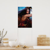 Wonder Woman blockiert mit Schwert Poster (Küche)