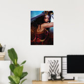 Wonder Woman blockiert mit Schwert Poster (Heimbüro)