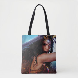 Wonder Woman blockiert mit Schwert Tasche