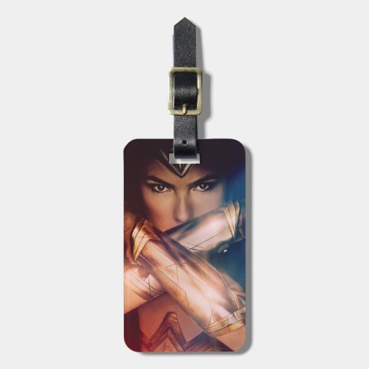 Wonder Woman Blockierung mit Armbändern Gepäckanhänger (Vorderseite vertikal)