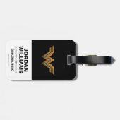 Wonder Woman Blockierung mit Armbändern Gepäckanhänger (Rückseite horizontal)