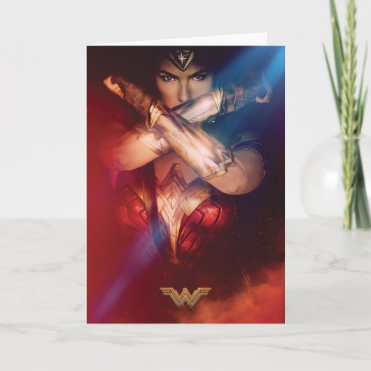 Wonder Woman Blockierung mit Armbändern Karte (Vorderseite)