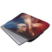 Wonder Woman Blockierung mit Armbändern Laptopschutzhülle (Vorne Knopf)