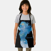 Wonder Woman Blue Sky Silhouette Schürze (Insitu)