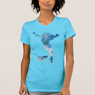 Wonder Woman Blue Sky Silhouette T-Shirt