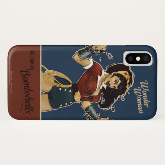 Wonder Woman Bombshell Case-Mate iPhone Hülle (Rückseite (Horizontal))