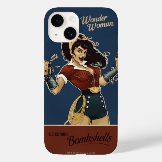 Wonder Woman Bombshell Case-Mate iPhone Hülle (Rückseite)