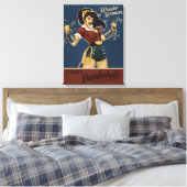 Wonder Woman Bombshell Leinwanddruck (Insitu (Schlafzimmer))