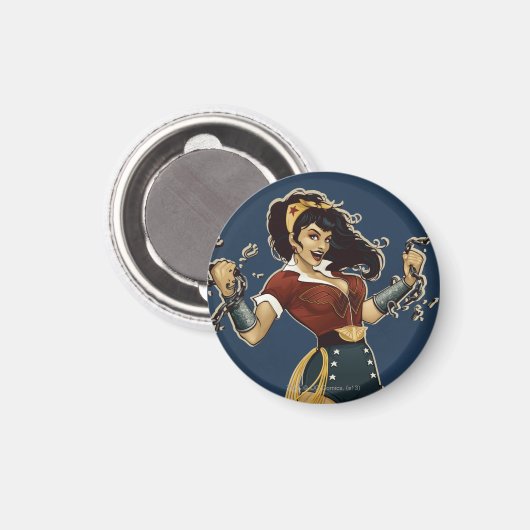 Wonder Woman Bombshell Magnet (Vorderseite/Rückseite)