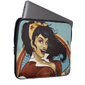 Wonder Woman Bombshell Name Graphic Laptopschutzhülle (Vorne Rechts)