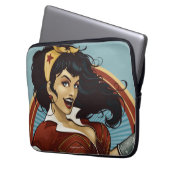 Wonder Woman Bombshell Name Graphic Laptopschutzhülle (Vorderseite Links)