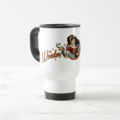 Wonder Woman Bombshell Name Graphic Reisebecher (Vorderseite Links)