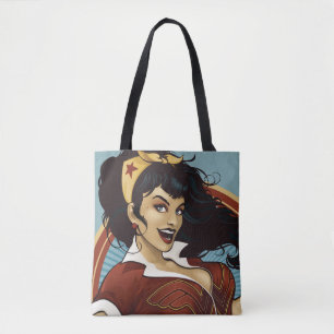 Wonder Woman Bombshell Name Graphic Tasche