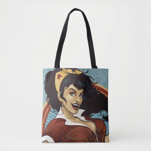 Wonder Woman Bombshell Name Graphic Tasche (Vorderseite)