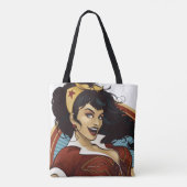 Wonder Woman Bombshell Name Graphic Tasche (Rückseite)