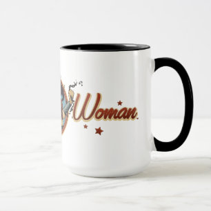 Wonder Woman Bombshell Name Graphic Tasse