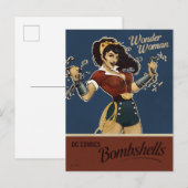 Wonder Woman Bombshell Postkarte (Vorne/Hinten)