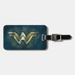 Wonder Woman Brushed Gold Symbol Gepäckanhänger