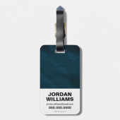 Wonder Woman Brushed Gold Symbol Gepäckanhänger (Rückseite vertikal)