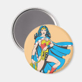 Wonder Woman Cape Magnet (Vorderseite/Rückseite)