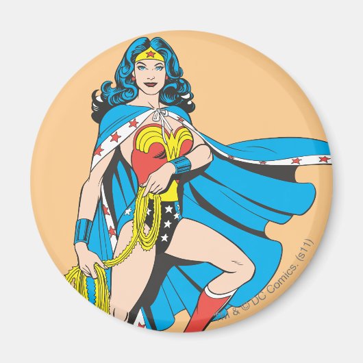 Wonder Woman Cape Magnet (Vorne)