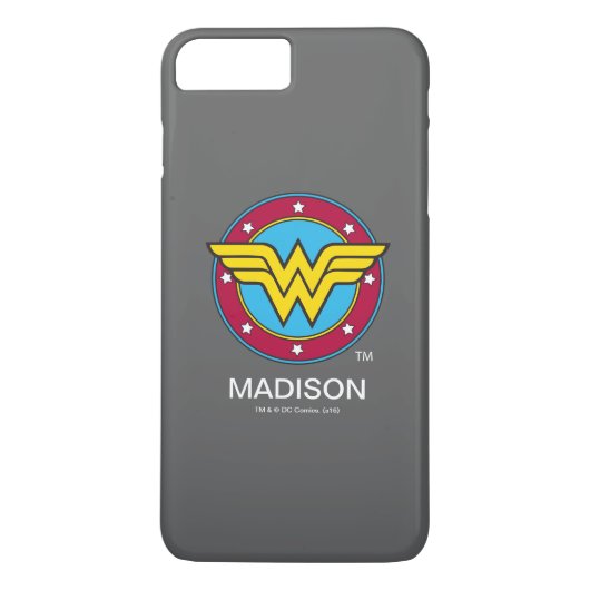 Wonder Woman | Circle & Stars Logo Case-Mate iPhone Hülle (Rückseite)