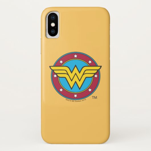 Wonder Woman | Circle & Stars Logo Case-Mate iPhone Hülle (Rückseite)