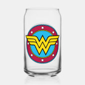 Wonder Woman | Circle & Stars Logo Dosenglas (Vorderseite)
