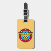 Wonder Woman | Circle & Stars Logo Gepäckanhänger (Vorderseite vertikal)