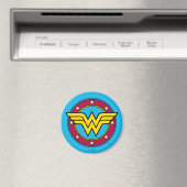 Wonder Woman | Circle & Stars Logo Magnet (In Situ (Geschirrspüler))