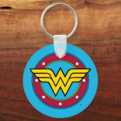 Wonder Woman | Circle & Stars Logo Schlüsselanhänger (Rückseite)