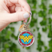 Wonder Woman | Circle & Stars Logo Schlüsselanhänger (Hand)