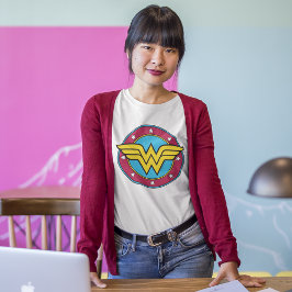 Wonder Woman | Circle & Stars Logo T-Shirt